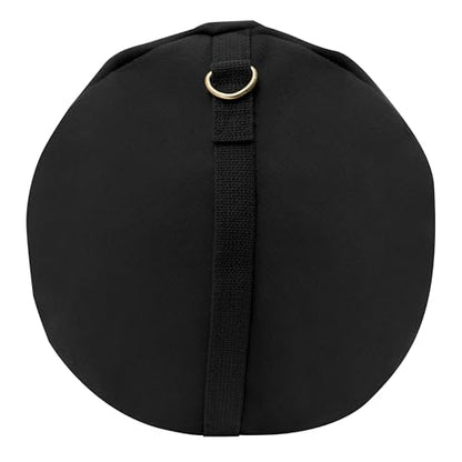 Rothco Canvas Double-Ender Sports Bag - Durable & Spacious Travel Companion or Gym Accessory - color: Black