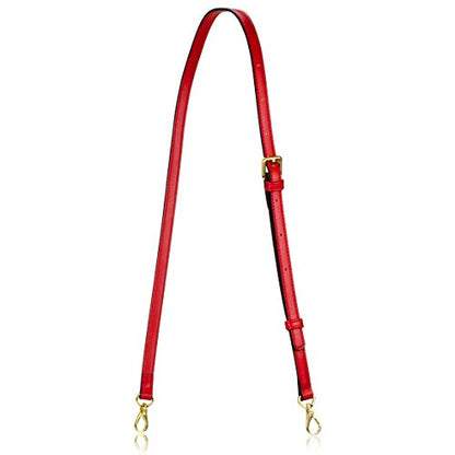 Allzedream Leather Purse Strap Replacement Crossbody Handbag Long Adjustable (Red) - color: Red