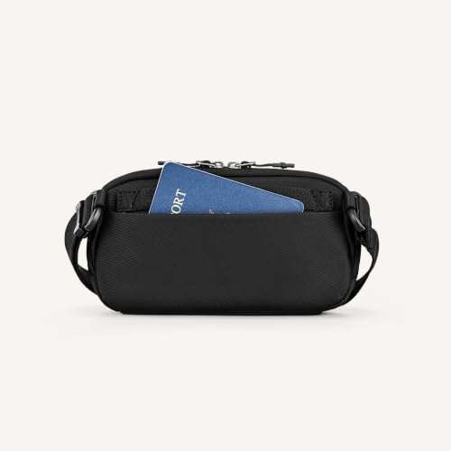 reeyee 3L Commuter Sling Bag for Men, 840D Cordura, Quick Release, Black - size: A7-Quick-release model-3L
