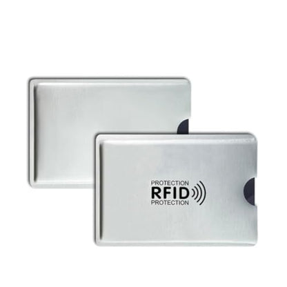 30 Pack RFID Blocking Sleeves, Credit Card Protector Holders for Contactless Cards - color: Silvery