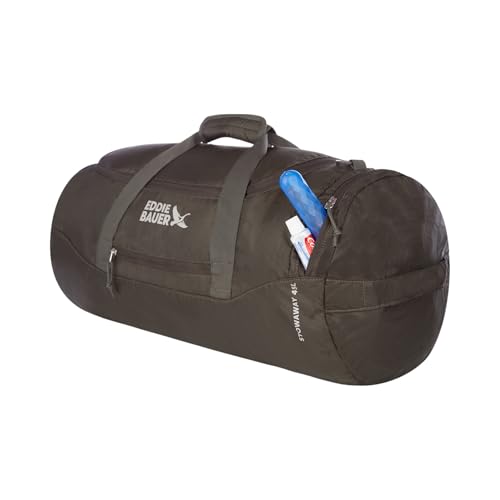 Eddie Bauer Stowaway Packable Duffel Bag, 45L, Dark Forest - color: Dark Forest