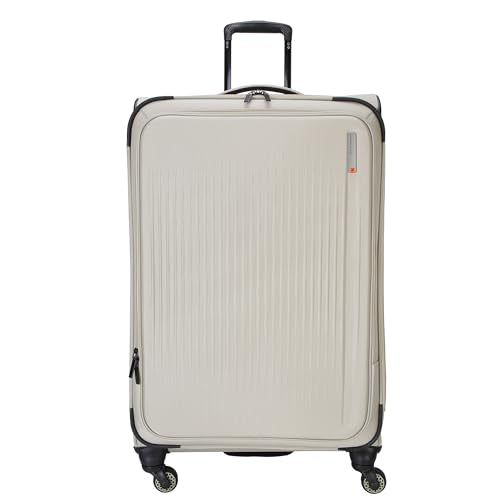 Sharper Image Odyssey 29" Expandable 8-Wheel Spinner Large Checked Luggage Suitcase, Abbey Stone - color: Abbey Stone, size: Large Checked