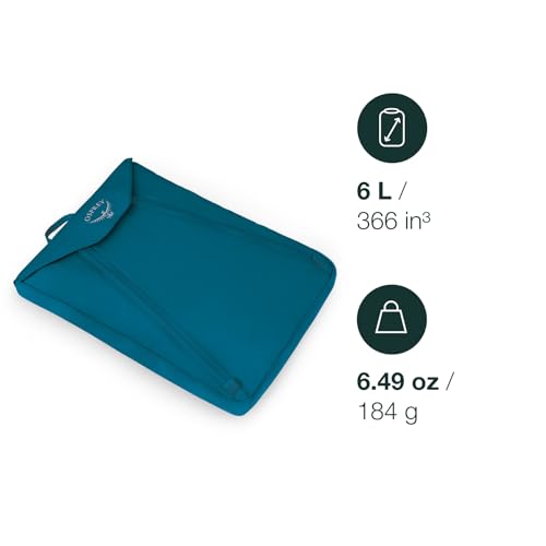Osprey Ultralight Garment Folder Packing Organizer, Black - color: Black