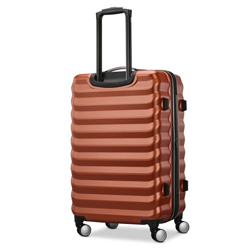 Samsonite 단단한 양면 50.8cm(20인치) 경량 휴대용 확장 가능한 엘리먼트 슈트케이스: 내구성, 360개의 스피너 휠, 조절 가능한 텔레스코픽 핸들, TSA 승인 잠금 장치, 구리 오렌지, 엘리먼트 하드사이드 - color: 구리 오렌지, size: 2-Piece Set (20"/24")