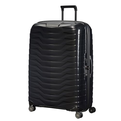 Samsonite Proxis X-Large Hardside Luggage with Dual Spinner Wheels - Innovative Roxkin™ Lightweight Shell With Ultimate Durability- Includes TSA Lock, Ergonomic Telescoping Handle - Black - color: Black, size: X Large Spinner