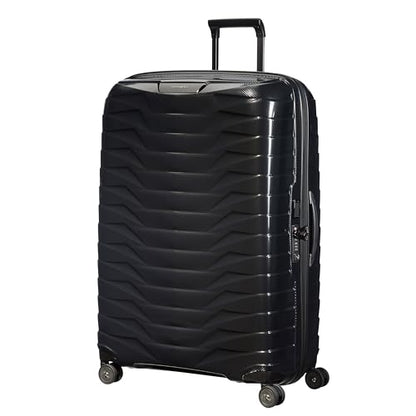 Samsonite Proxis X-Large Hardside Luggage with Dual Spinner Wheels - Innovative Roxkin™ Lightweight Shell With Ultimate Durability- Includes TSA Lock, Ergonomic Telescoping Handle - Black - color: Black, size: X Large Spinner