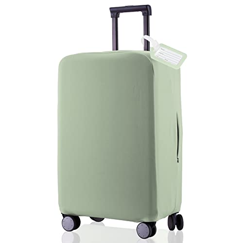 Travel Luggage Cover - Scratch-Resistant Fit 19-31 Inch Suitcase Protector, Cyan, SX(22-23 inch) - color: Cyan, size: 22-23inch