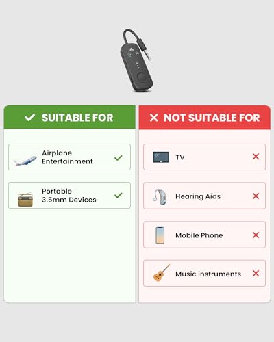 Avantree Relay - Airplane Bluetooth Adapter for 2 AirPods or Headphones - color: 4-Sandstorm Beige