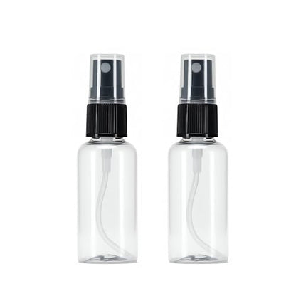 Small Travel Spray Bottles, 2 PCS 1 oz Mini Spray Bottles - Fine Mist Spritzer for Perfume, Sanitizer, Art & Plants, TSA Approved Leak-Proof Refillable Bottles
