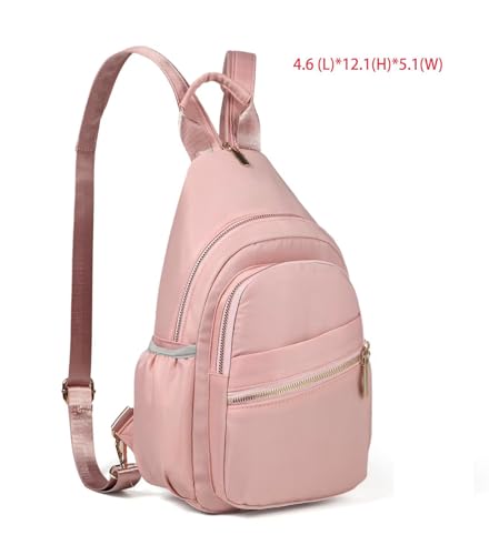 Mini Backpack for Women Sling Bag Small Casual Crossbody Bags Convertible - color: Pink