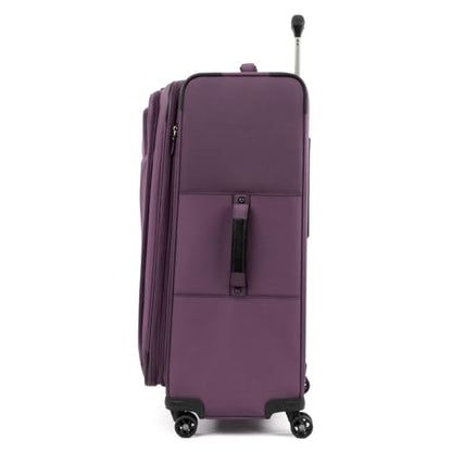 Travelpro Tourlite Softside 3-Piece Set, Expandable Luggage, 4 Spinner Wheels, Lightweight Suitcase, 21" Carry-On, 25" Checked Medium, 29 Check Large, Deep Purple - color: Deep Purple, size: 3-Piece Set (21/25/29)