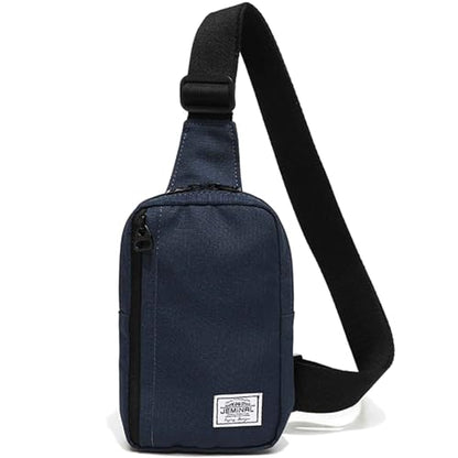 JEMINAL Shoulder Crossbody Bag Hiking Backpack Travel Bag Men Women Sling Backpack Multifunctional - color: Blue