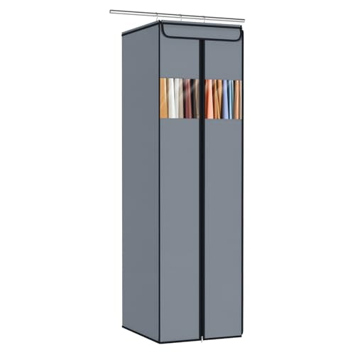 Zilink Long Dress Garment Bag Formal Gowns Gown Garment Bag 65 in, Grey - color: Grey, size: 65"-1 Pack