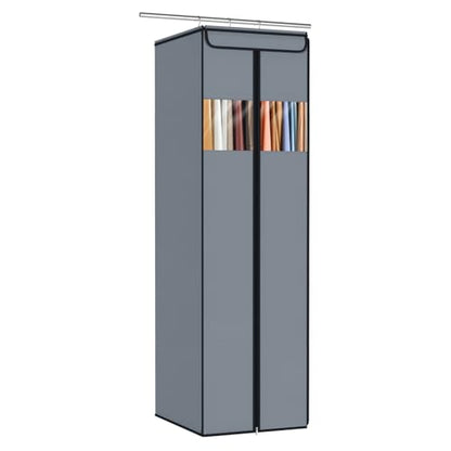 Zilink Long Dress Garment Bag Formal Gowns Gown Garment Bag 65 in, Grey - color: Grey, size: 65"-1 Pack