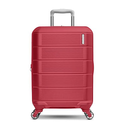 American Tourister Stratum 2.0 Expandable Hardside Luggage with Spinner Wheels, Radient Raspberry, Carry-on - color: Radient Raspberry, size: 20-Inch Carry-On