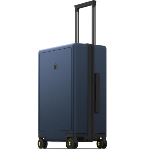 LEVEL8 Hard Shell 20 Inch Carry on Luggage Airline Approved, Polycarbonate - color: Navy, size: Carry-On 20 Inch
