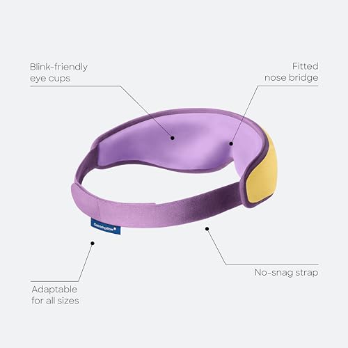 Ostrichpillow Eye Mask 3D Sleep Mask, 100% Blackout Pressure-Free, Washable - color: Daydream