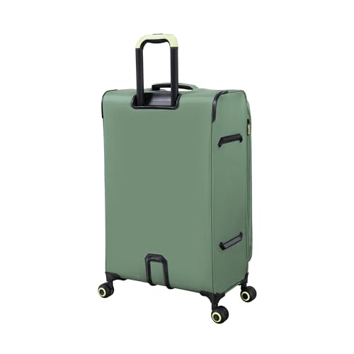 It Luggage Circulator 22" Softside Carry-On 8 Wheel Expandable Spinner, Hedge Green - color: Hedge Green