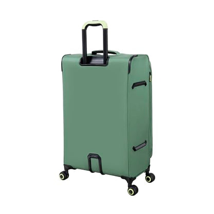 It Luggage Circulator 22" Softside Carry-On 8 Wheel Expandable Spinner, Hedge Green - color: Hedge Green