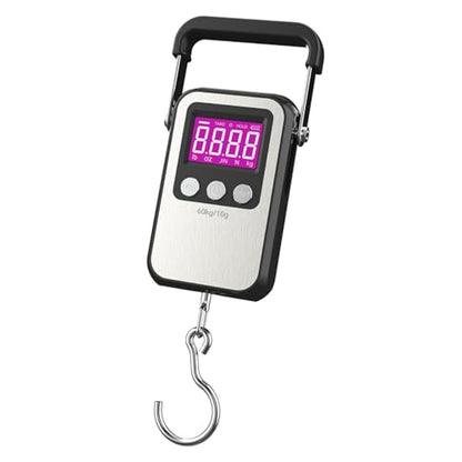 Klau Portable Rechargeable Luggage Hanging Scale,60 kg/120 lb, Black