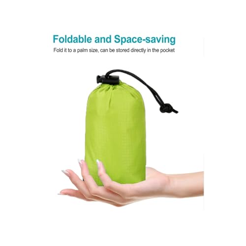 Foldable Backpack,20L Lightweight Waterproof Travel Bag (Green) - color: Green