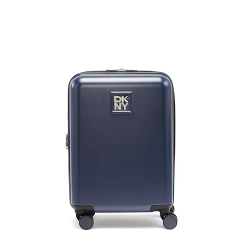 DKNY On the Go 21" Hardshell Lightweight Expandable Carry-On Luggage with Spinner Wheels,Navy - color: Navy, size: 21" Carry-On Luggage