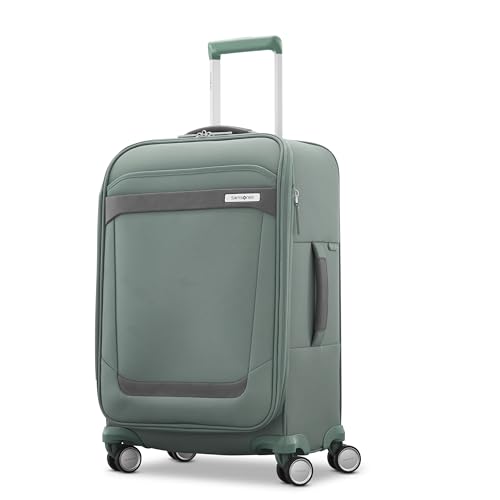 Samsonite Elevation Plus 22-Inch Carry-On - Expandable Softside Spinner Luggage - Cypress Green - color: Cypress Green, size: Expandable Carry-On