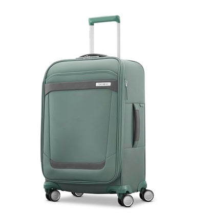 Samsonite Elevation Plus 22-Inch Carry-On - Expandable Softside Spinner Luggage - Cypress Green - color: Cypress Green, size: Expandable Carry-On