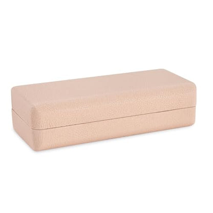 TRIUMPH VISION Sunglasses Case Hard Shell Glasses Case Eyewear Eyeglasses - color: Beige, size: Large for sunglasses