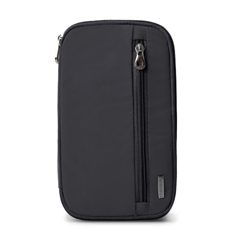 Travelon RFID Blocking Family Passport Wallet - color: Black