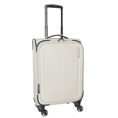 Sharper Image Odyssey 21.5" Expandable 8-Wheel Spinner Carry On Luggage Suitcase, Abbey Stone - color: Abbey Stone, size: Carry-On