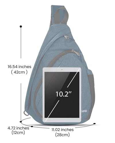 OutdoorMaster Sling Bag, Hiking Daypack, Crossbody Shoulder Chest Urban - color: Dark Blue 2