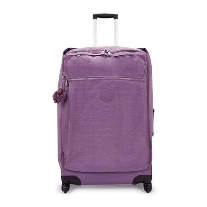 Kipling Women's Darcey Large 29-Inch Softside Checked Rolling Luggage, 360 Degree Spinning Wheels