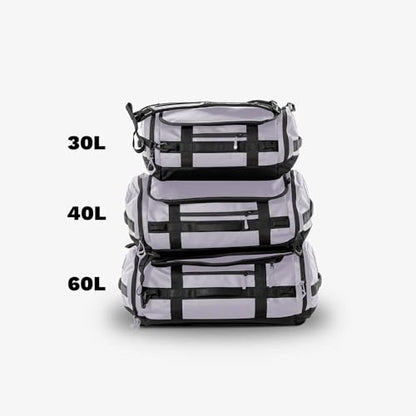 WANDRD CARRYALL 30L Travel Duffel Bag, Uyuni Purple, Backpack Straps - color: Uyuni Purple, size: 30L