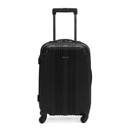 Kenneth Cole REACTION Out of Bounds Lightweight Hardshell 4-Wheel Spinner Luggage, Midnight Black, 20-Inch Carry On - color: Midnight Black, size: 20-Inch Carry On