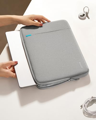 tomtoc 360° Protective Laptop Sleeve 13-inch MacBook Neo A3404 (2026) - color: Gray, size: 13 Inch for New MacBook Neo