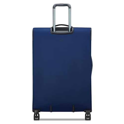 DELSEY PARIS Cruise 3.0, 28 Inch Checked Softside Luggage, Deep Sea Navy - color: Deep Sea Navy, size: Checked-Large 28 Inch