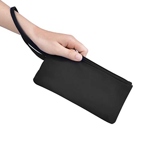 Crossbody Bag for Women Waterproof Shoulder Bag Multi Pockets Nylon Purse - color: Black-rfid-l