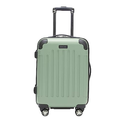 Kenneth Cole REACTION Renegade Luggage Expandable 8-Wheel Spinner Lightweight Hardside Suitcase, Seafoam, 20-Inch Carry On - color: Seafoam, size: 20-Inch Carry On
