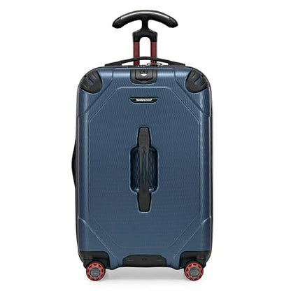 Traveler's Choice Maxporter II Polycarbonate Hardside Trunk with Spinner Wheels, Navy, 22-Inch Carry-on Luggage - color: Navy, size: 22-inch Carry-on Luggage