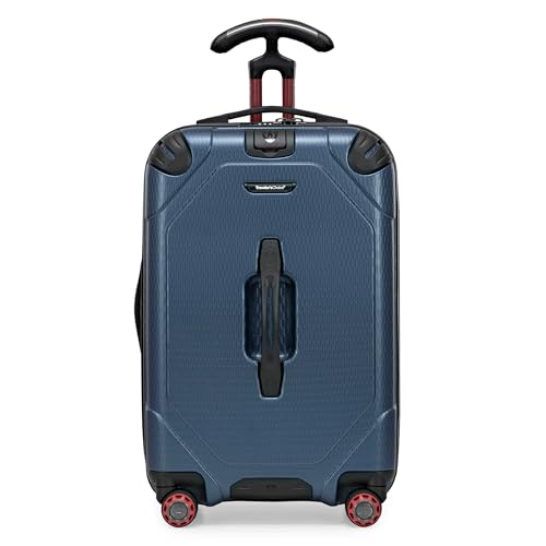 Traveler's Choice Maxporter II Polycarbonate Hardside Trunk with Spinner Wheels, Navy, 22-Inch Carry-on Luggage - color: Navy, size: 22-inch Carry-on Luggage
