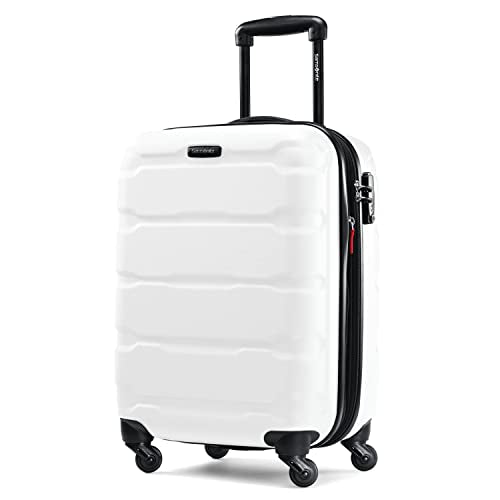 Samsonite Omni PC Hardside Expandable Luggage with Spinner Wheels, Carry-On 20-Inch, White - color: White, size: Carry-On 20-Inch