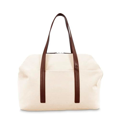 Samsonite Virtuosa Weekender Duffel Overnight Bag with Laptop Computer Sleeve - color: Off White