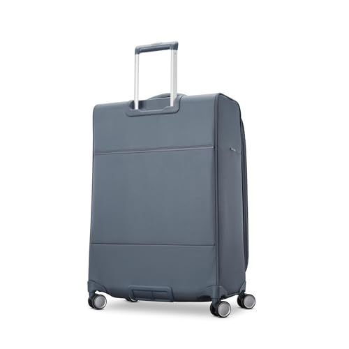 Samsonite UpLIFT Lightweight Medium Checked Softside Luggage with Spinner Wheels - Expandable - Airline-Approved, Polyester Soft Suitcase for Ultra Light Travel - Elemental Blue - color: Elemental Blue, size: Medium Checked