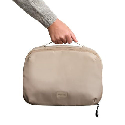 Bellroy Hanging Toiletry Kit Plus 8L, Travel Toiletry Bag - Stone - color: Stone