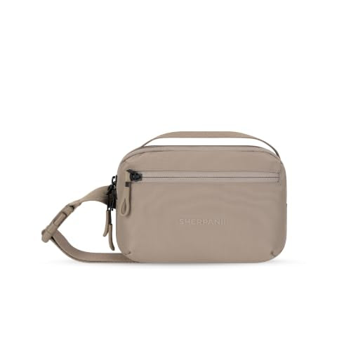 Sherpani Hyk, Small Sling Bag, Lightweight Travel Fanny Pack - color: Dune