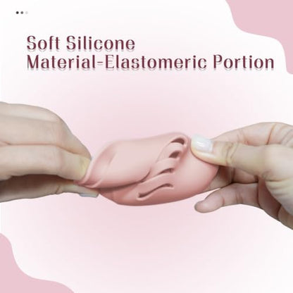 Silicone Makeup Sponge Holder,Fit All Sponges,Double-Sided Breathable(Pink - color: Pink*1