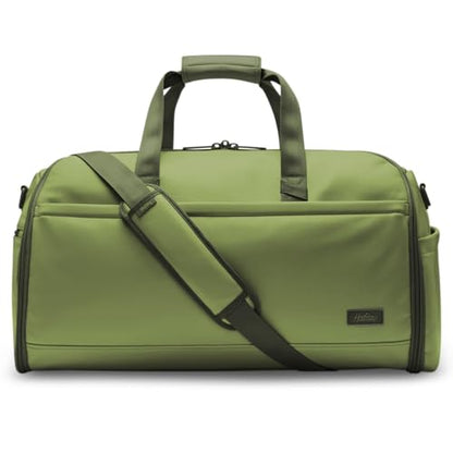Halfday Convertible 2-in-1 Vegan Leather Premium Garment Duffel 45L, Leaf - color: Leaf, style: Premium, Vegan Leather, 45l
