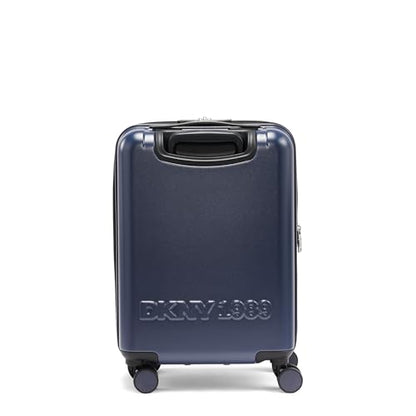 DKNY On the Go 21" Hardshell Lightweight Expandable Carry-On Luggage with Spinner Wheels,Navy - color: Navy, size: 21" Carry-On Luggage