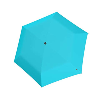 Knirps US.050 Ultra Light Pocket Size Manual Rain Umbrella with Carrying Case - color: Aqua